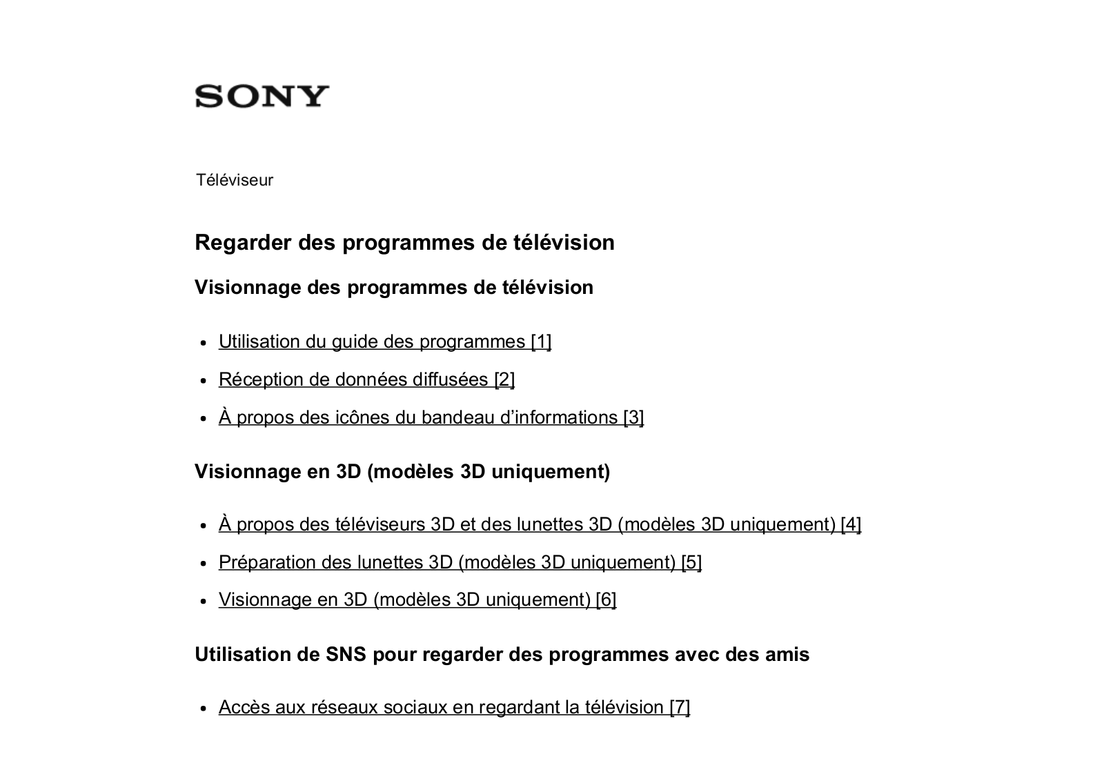 SONY KDL-50W755C User Manual