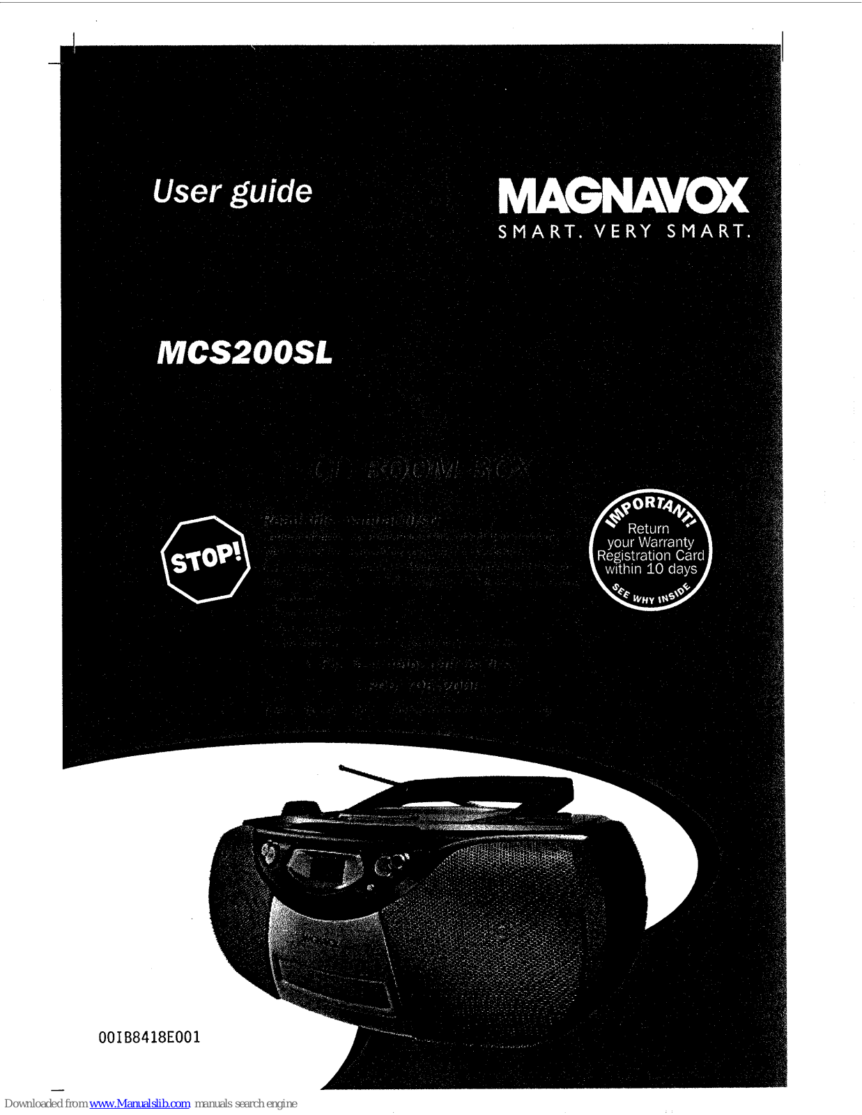 Magnavox MCS200, MCS200SL User Manual