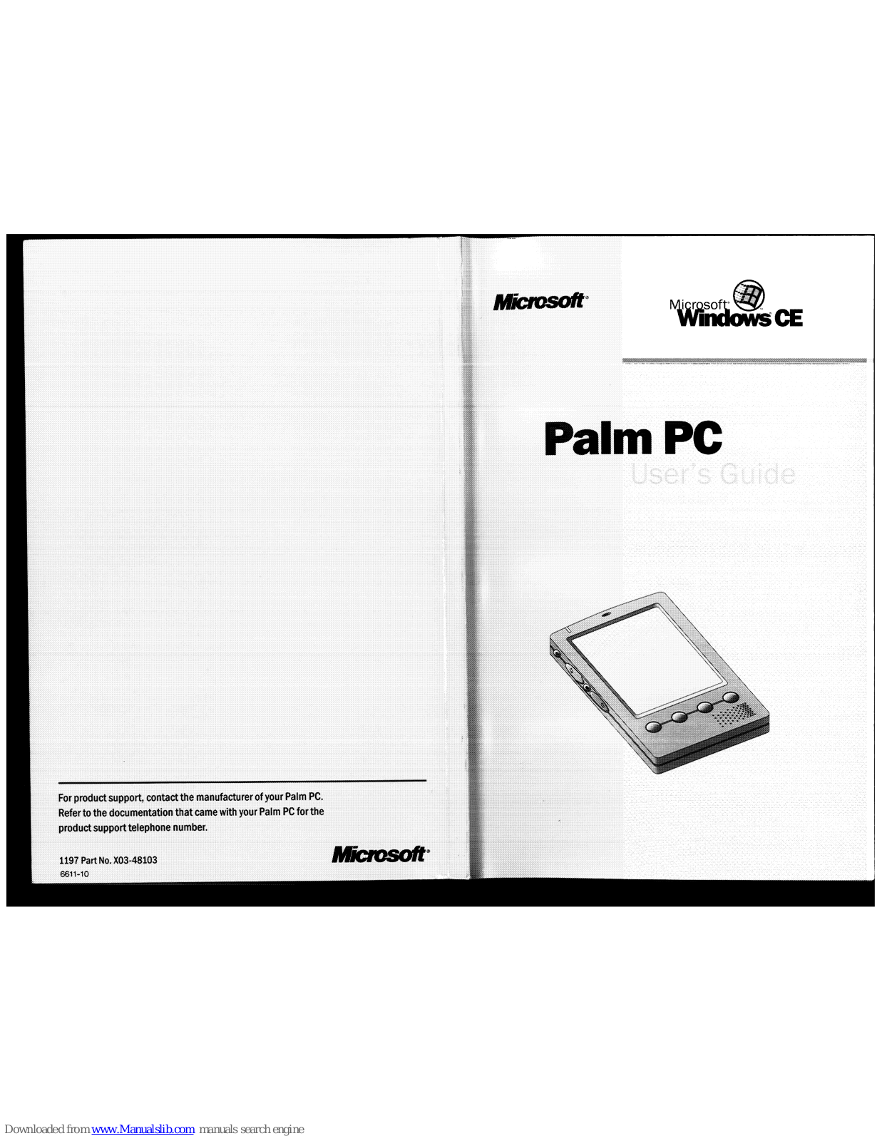 Microsoft Palm PC User Manual