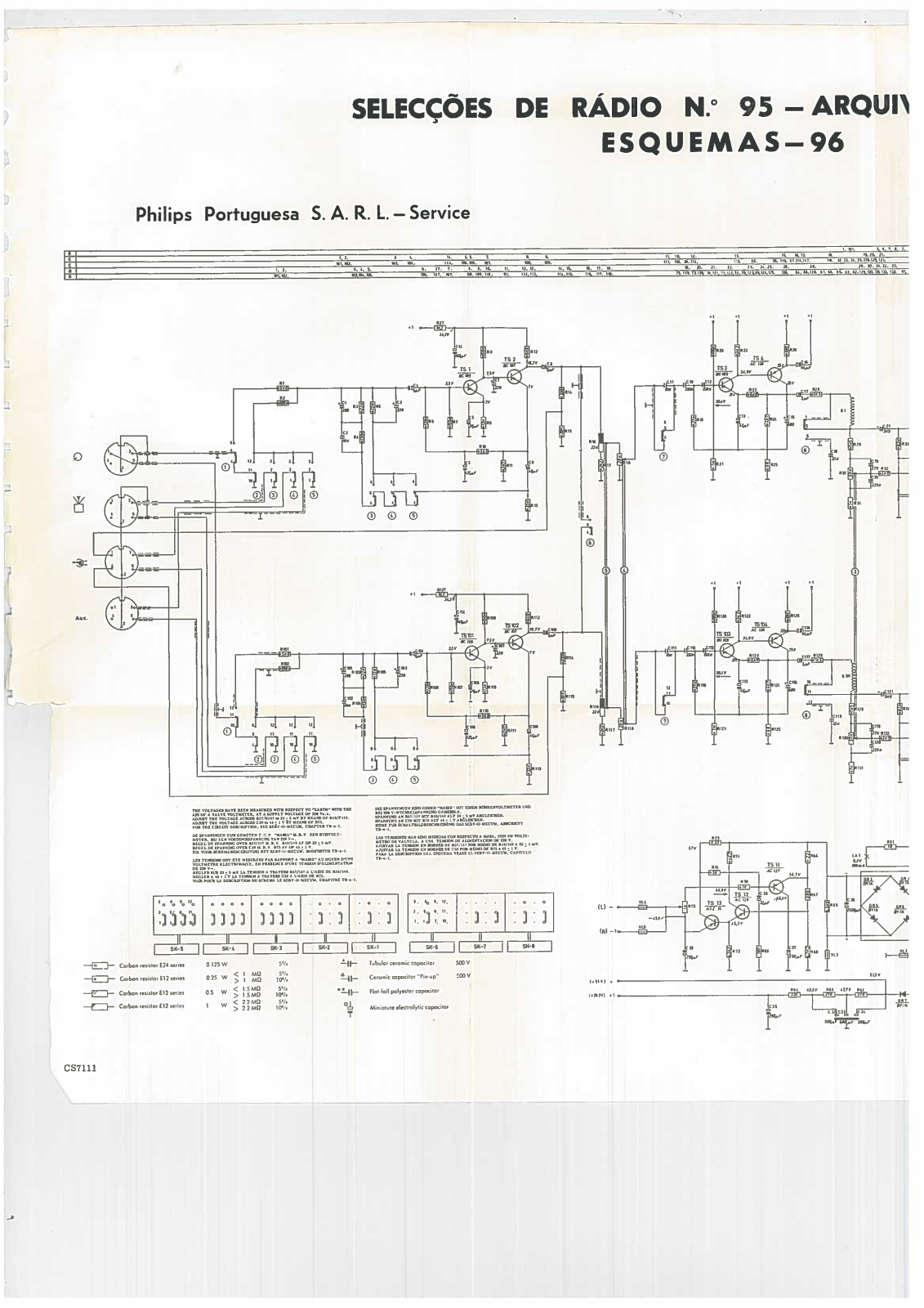 Philips 22GH919-00 Schematic