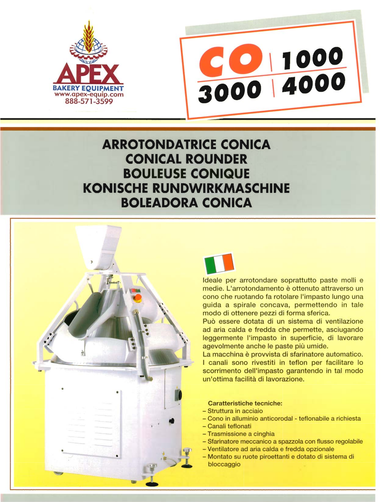 Apex Bakery CO 1000 User Manual