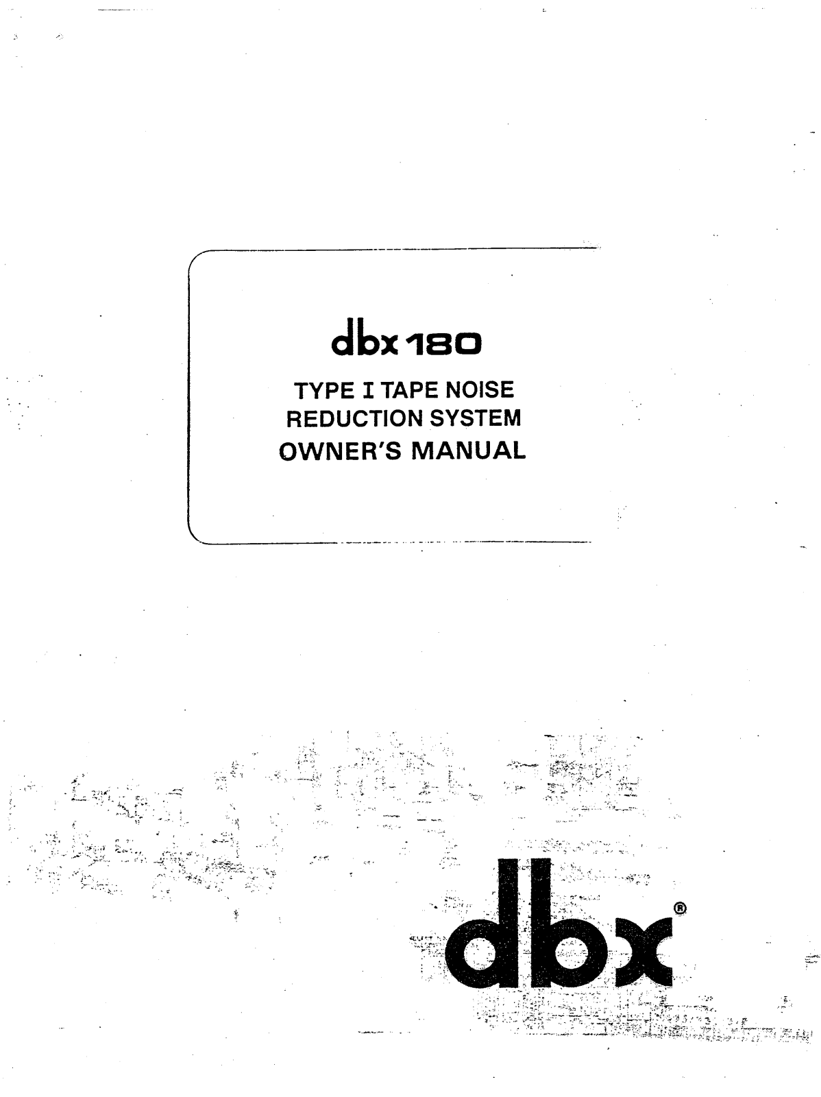 dbx 180 service manual