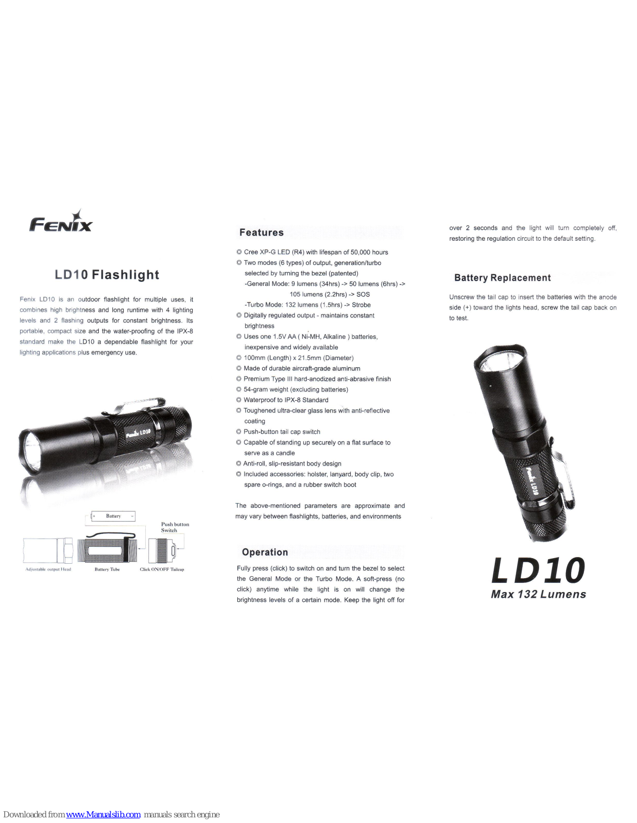 Fenix LD10 User Manual - ManualMachine.com