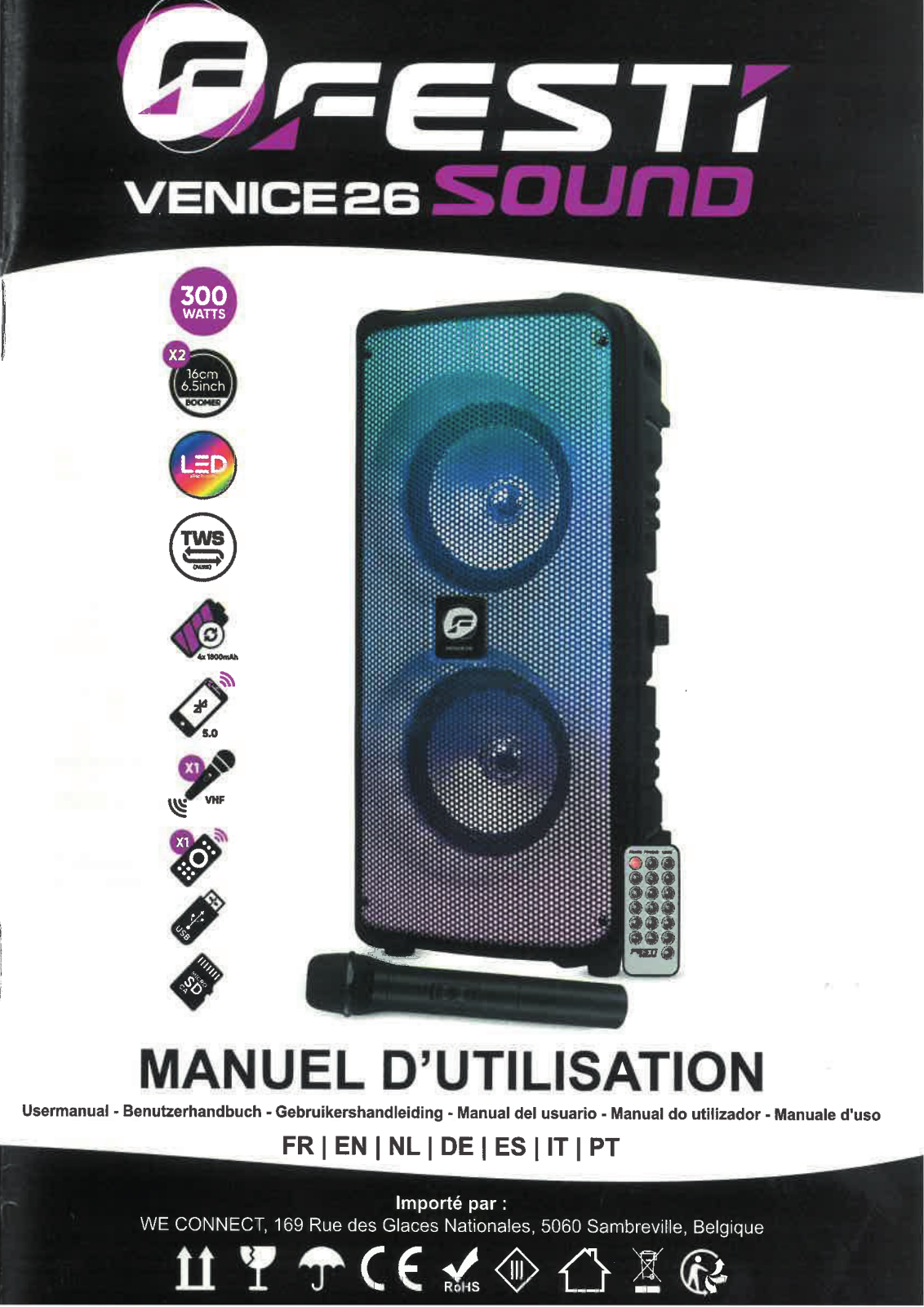 festi sound VENICE 26 User guide - ManualMachine.com