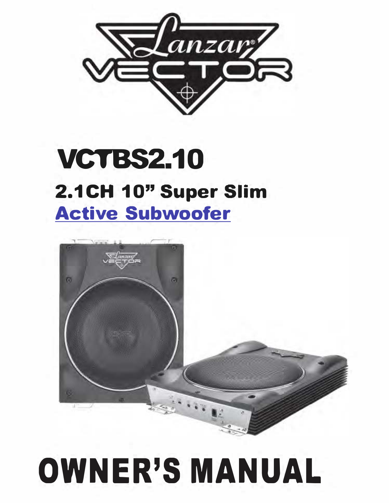 Lanzar VCTBS2.10 User Manual - ManualMachine.com