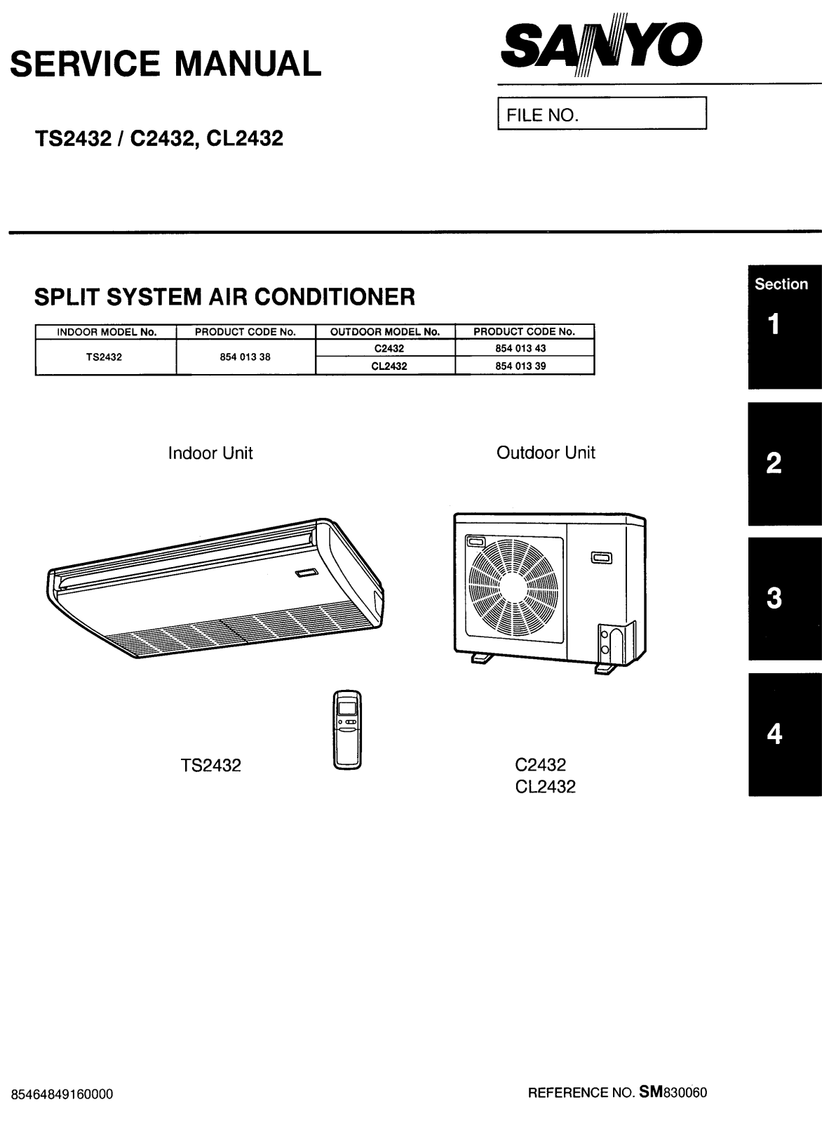 Sanyo C2432, CL2432 User Manual 2