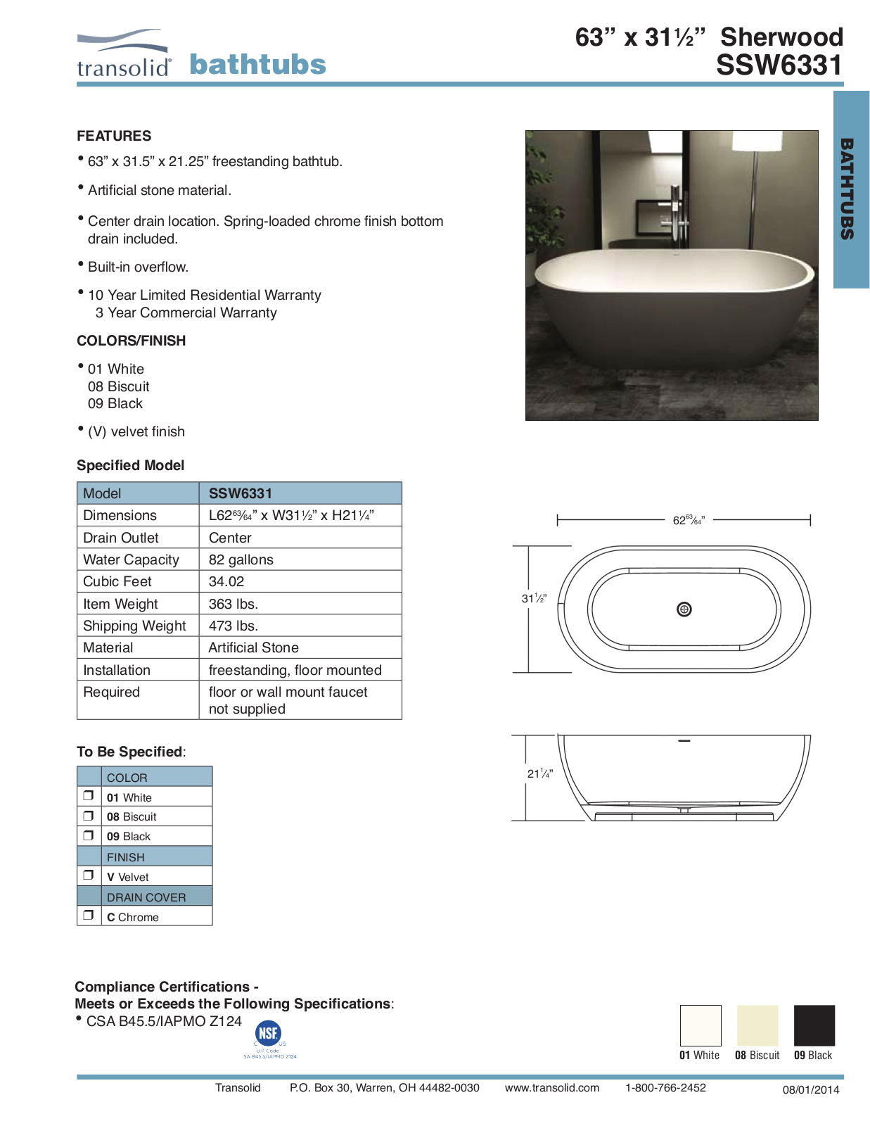 Transolid TRMB1114 Specifications - ManualMachine.com