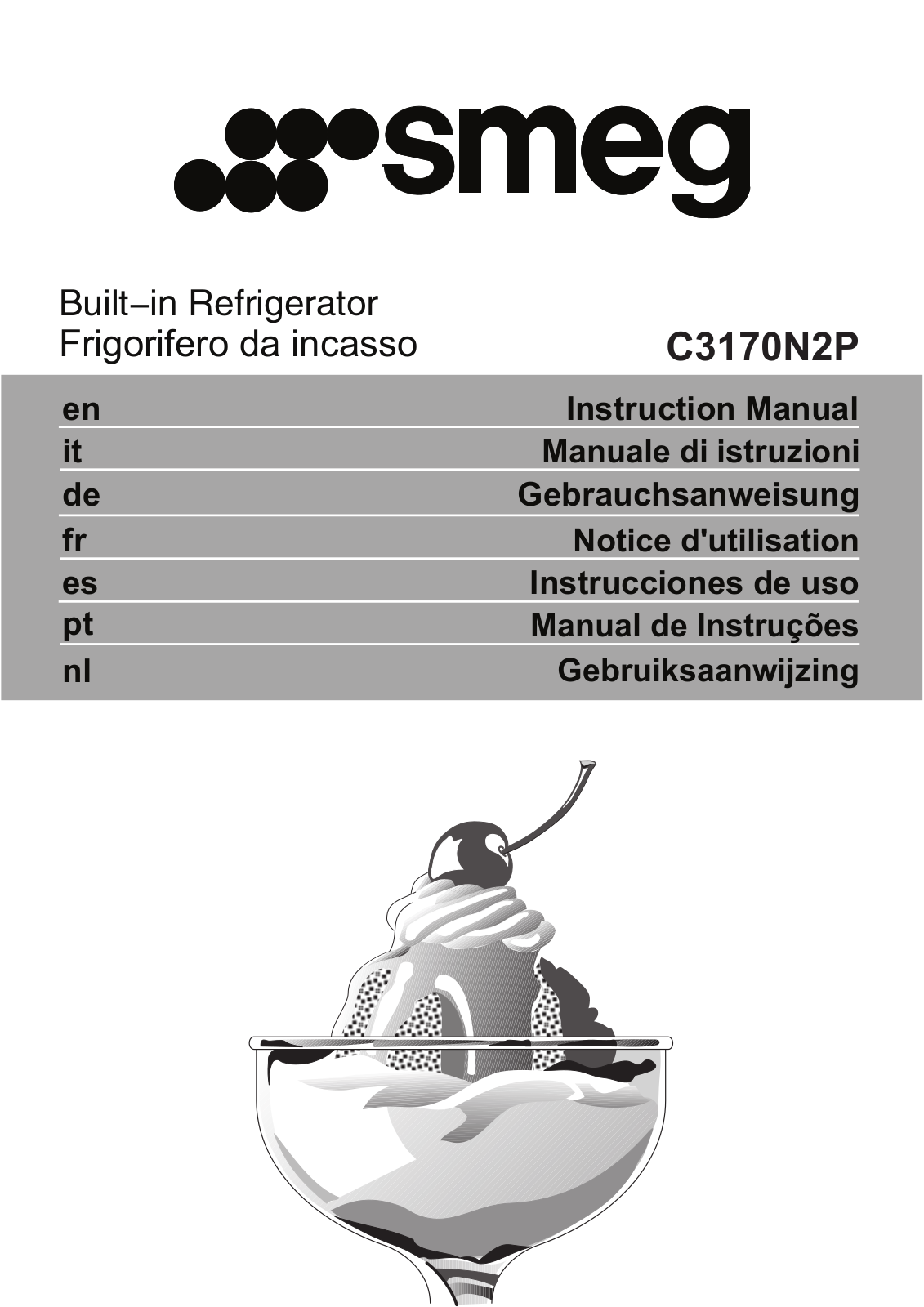 Smeg C3170N2P User manual