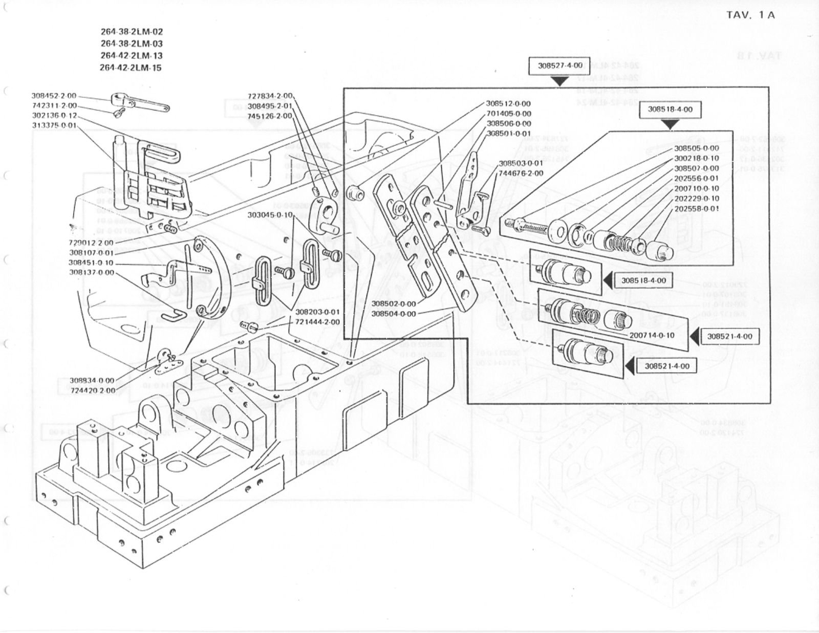 Rimoldi 264-38-2LM-02 Parts List