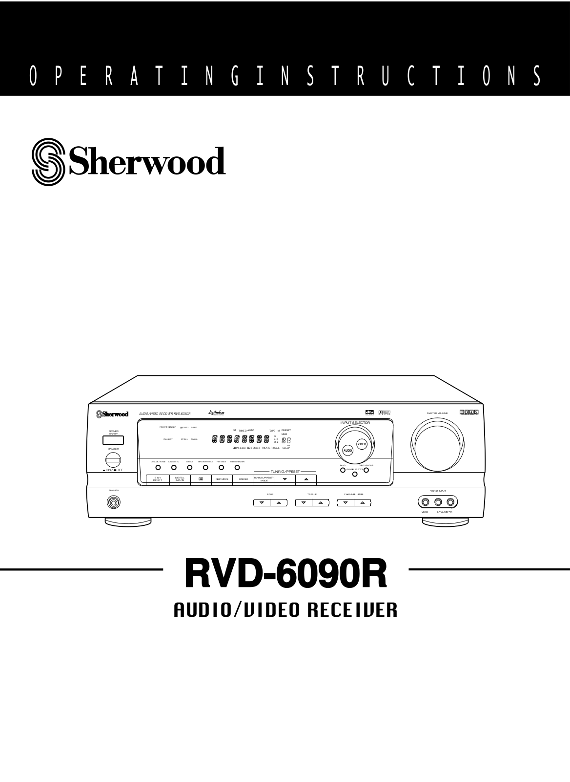 SHERWOOD RVD 6095 User Manual