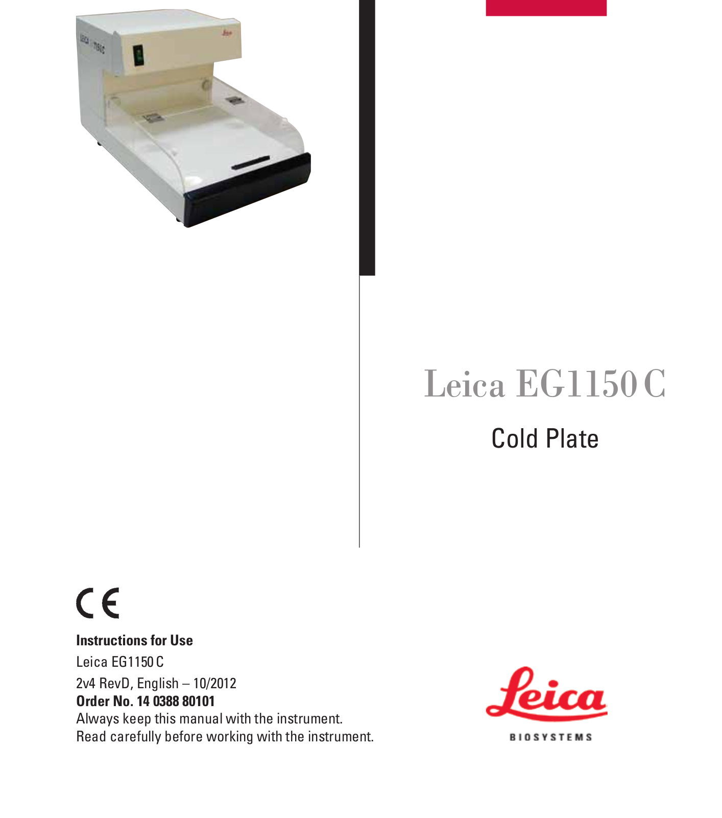 Leica EG1150 C User Manual