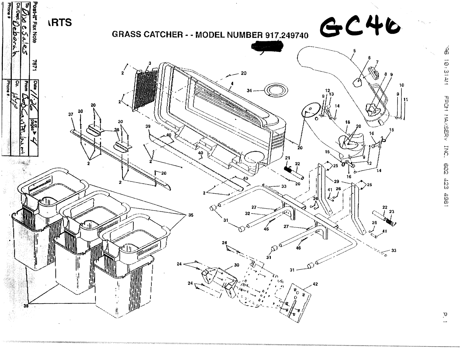 AYP GC46 Parts List