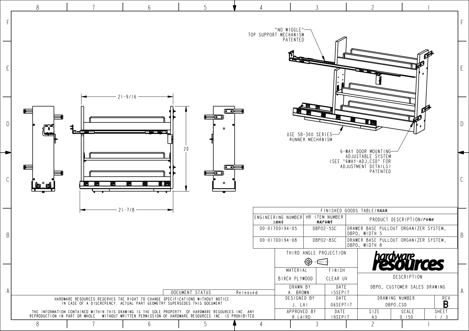 Hardware Resources HWSC1896 Dimensions - ManualMachine.com