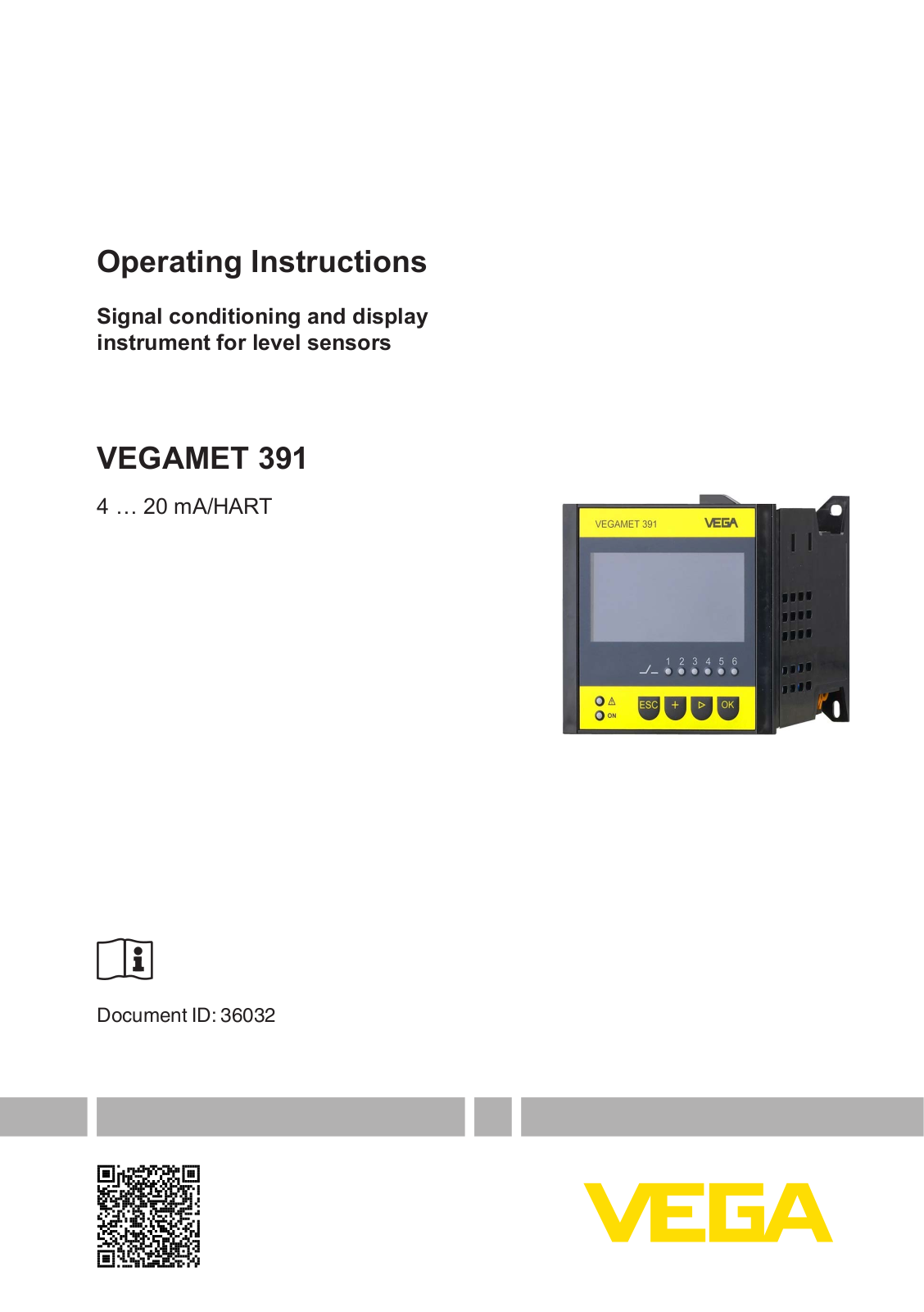 VEGA MET391 User Manual