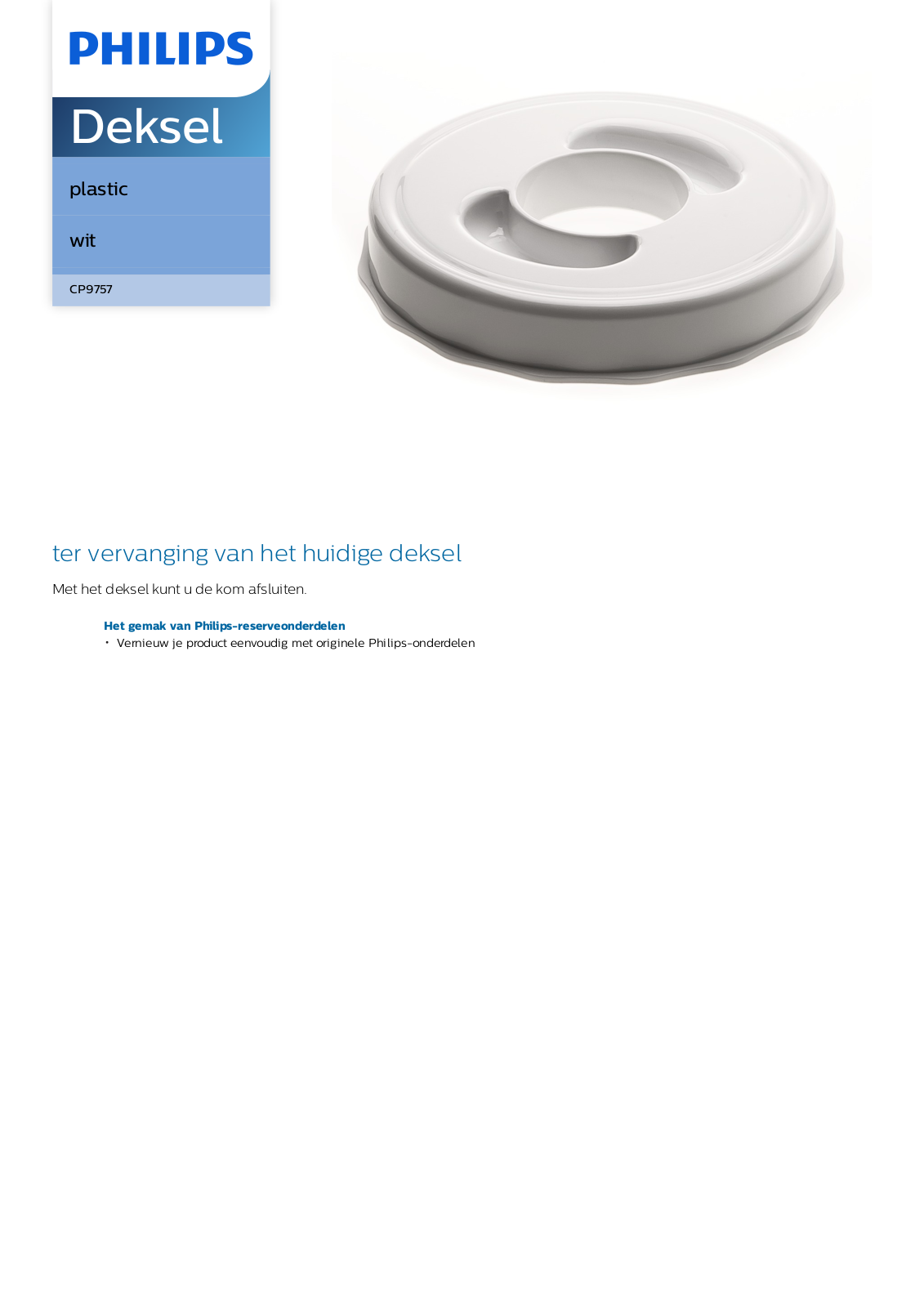 Philips CP9757/01 Leaflet - ManualMachine.com