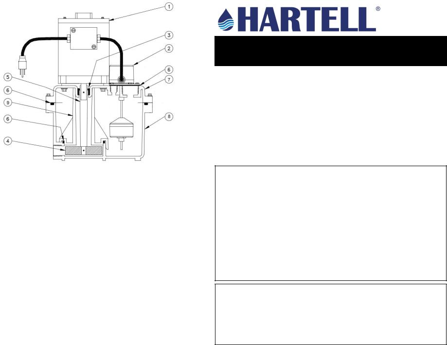 Hartell LTP-1 801284, LTS-1 801285 Installation Manual