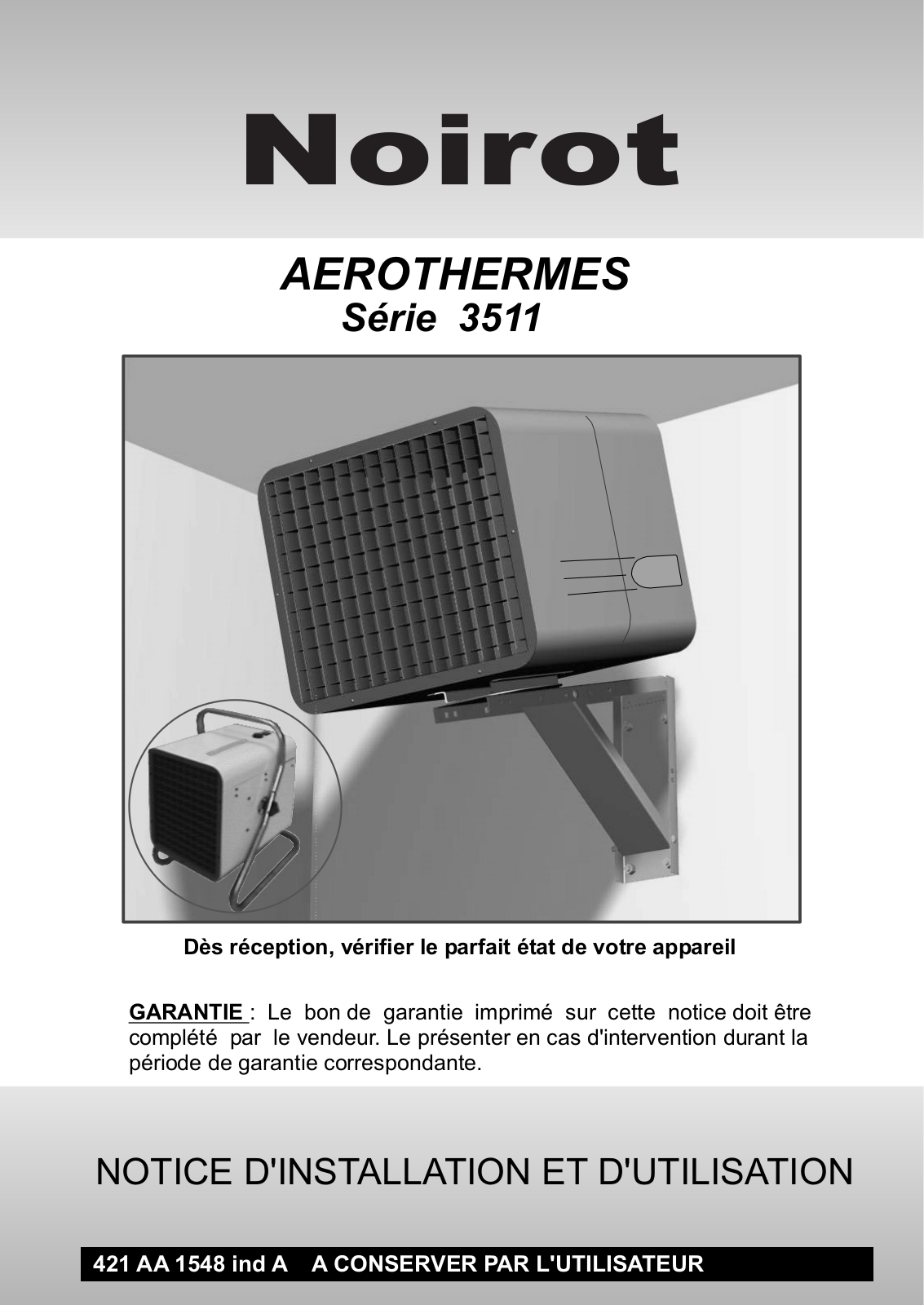 Noirot AEROTHERMES User Manual