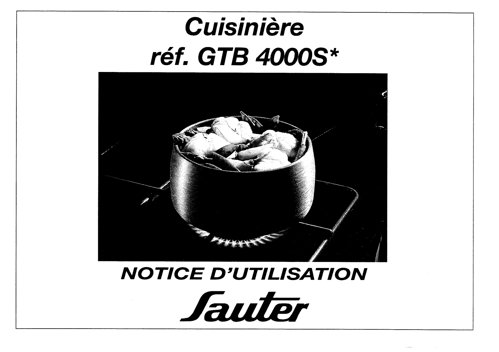 Sauter GTB4000S User Manual