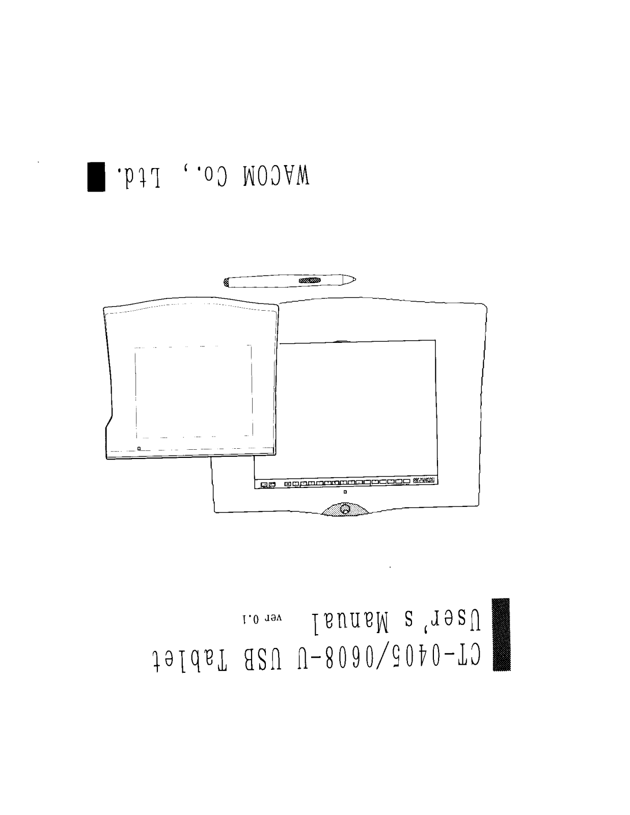 Wacom Co CT0405U User Manual