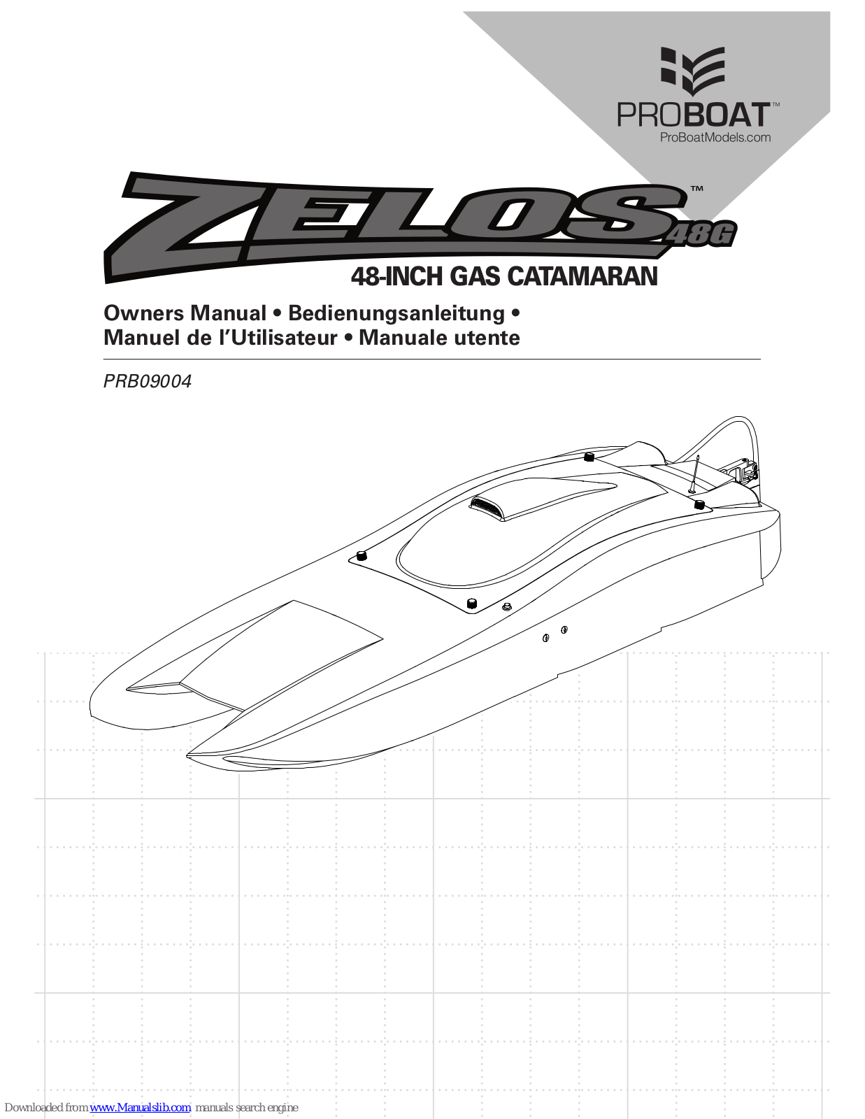 ProBoat ZELOS 48G Owner's Manual