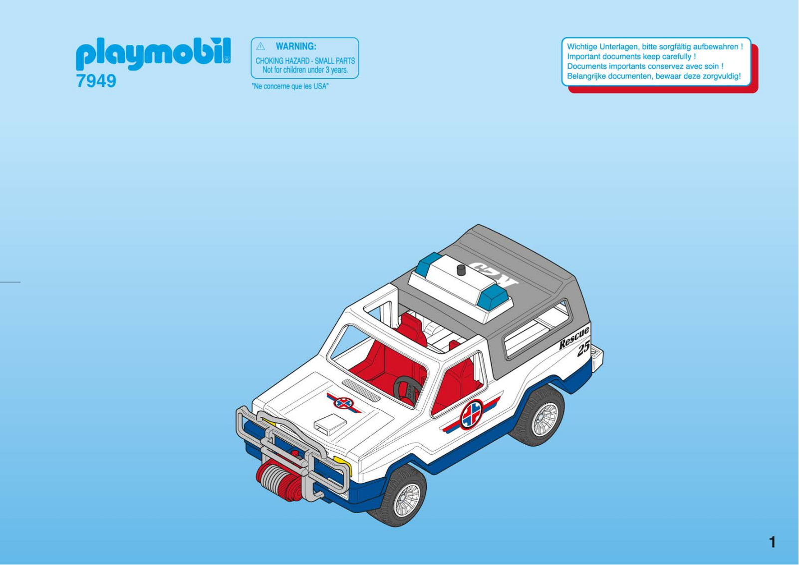 Playmobil 7949 Instructions