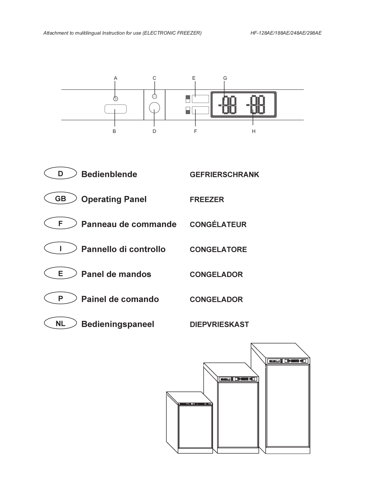 Haier HF-128AE, HF-248AE, HF-298AE User Manual