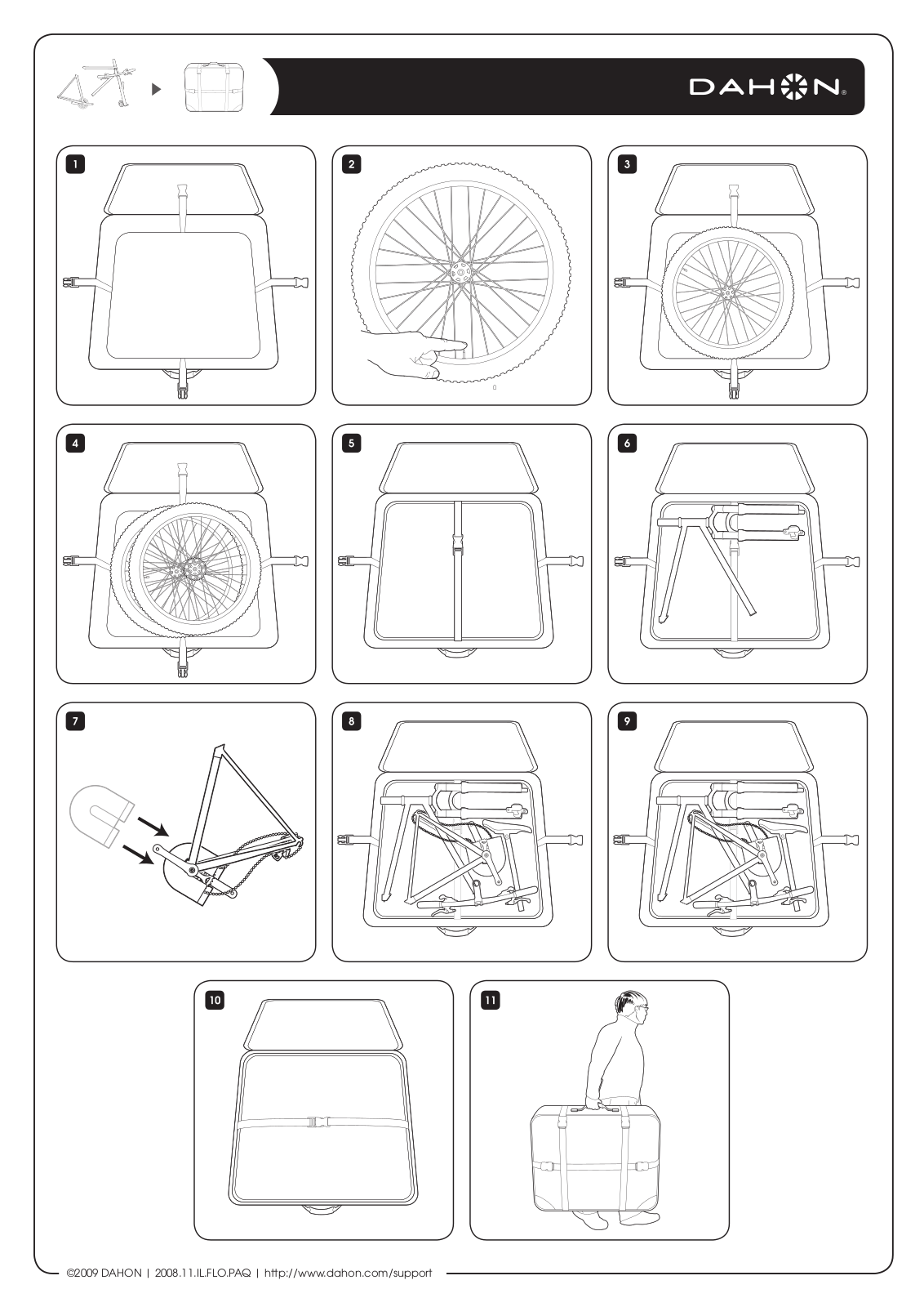 Dahon FLO PACKING 2009, FLO PACKING 2010 Instructions Manual