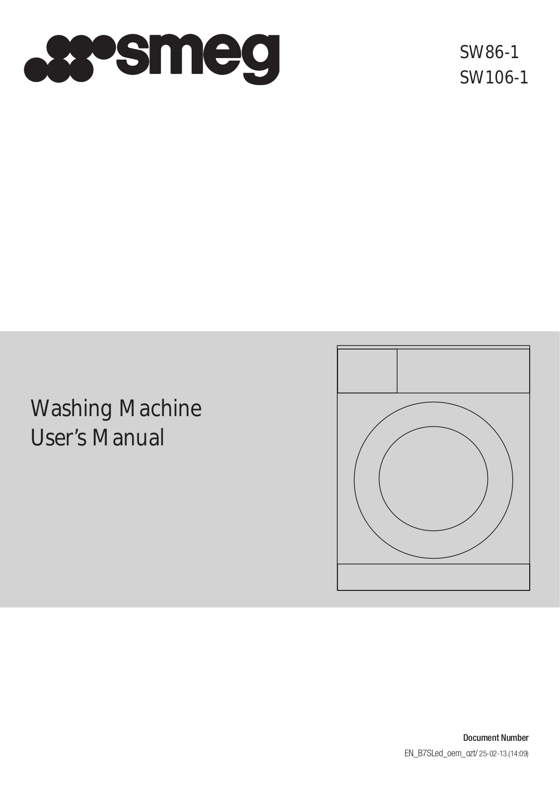 Smeg SW106-1, SW86-1 User Manual