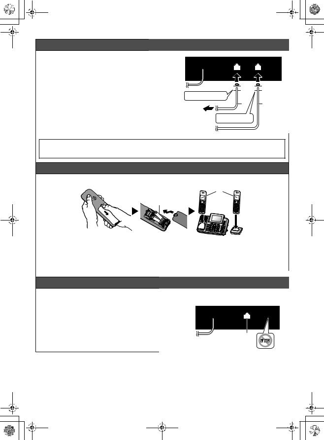 Panasonic KX-TG9541 QUICK START GUIDE