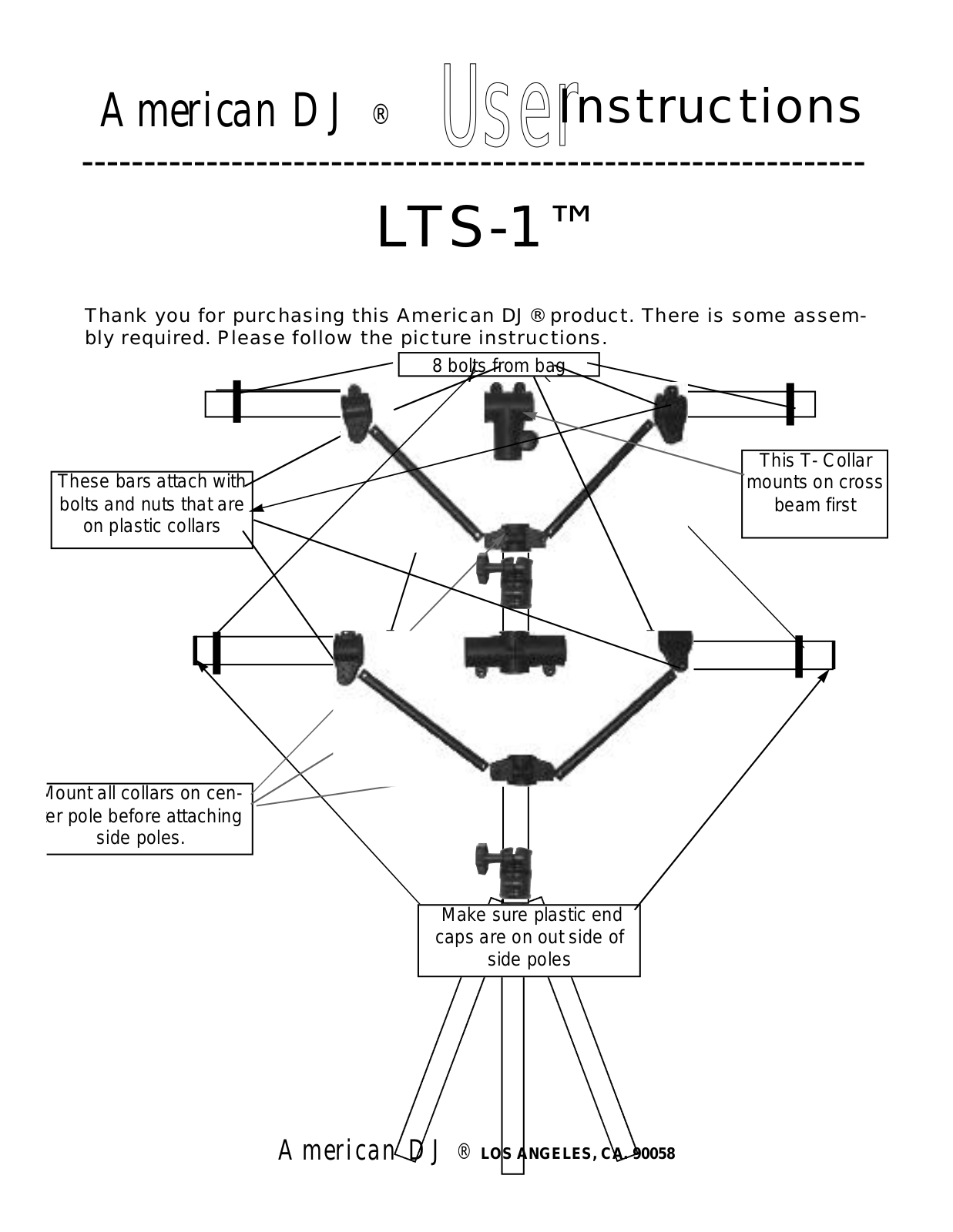 American DJ LTS-1 User Manual