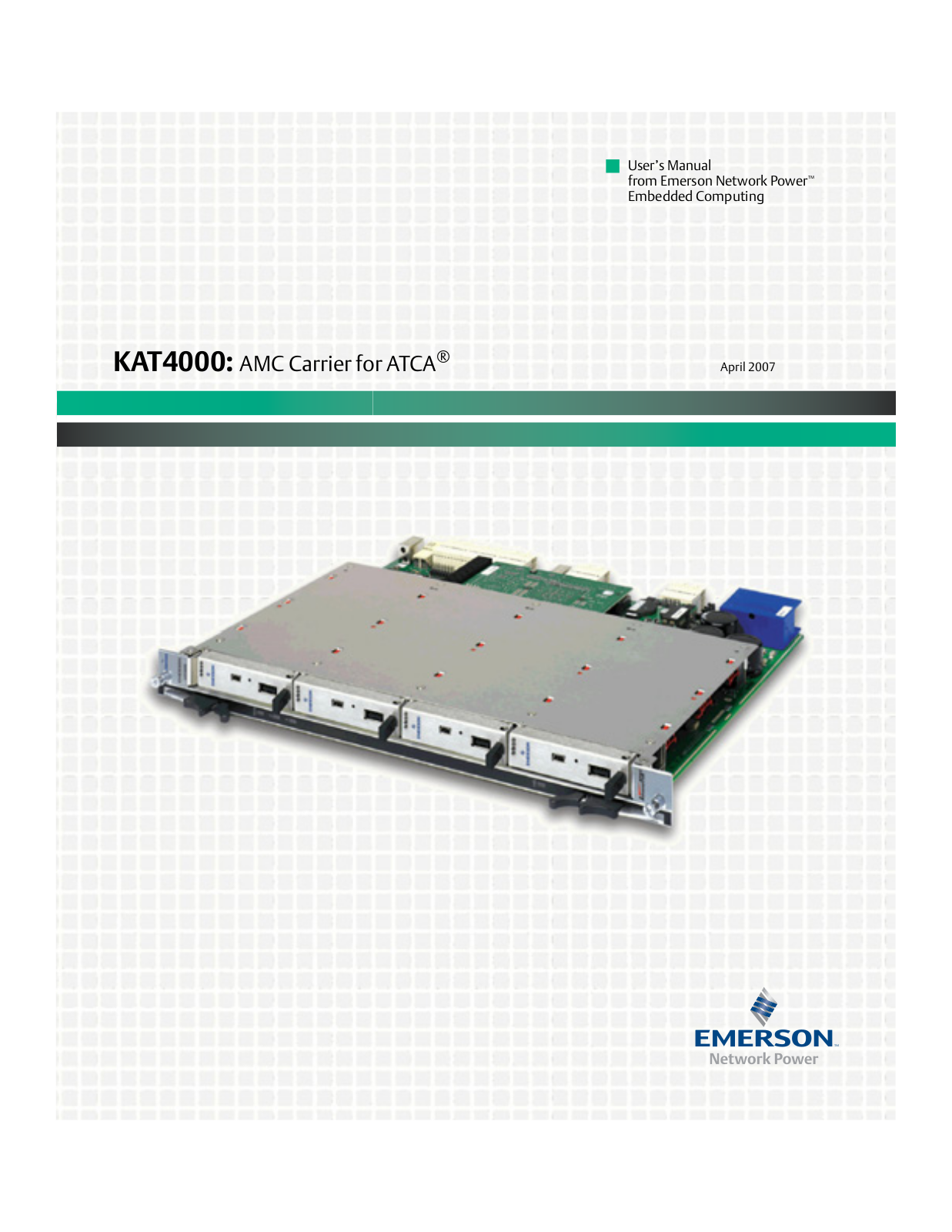 Emerson KAT4000 User Manual