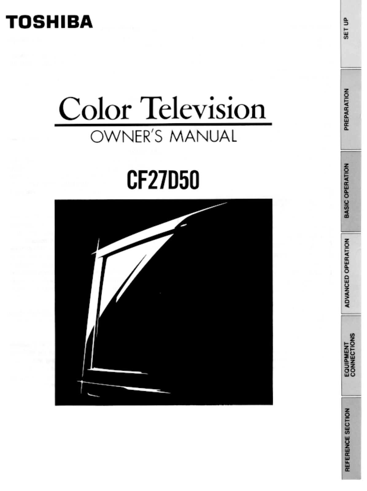 Toshiba CF27D50 User Manual