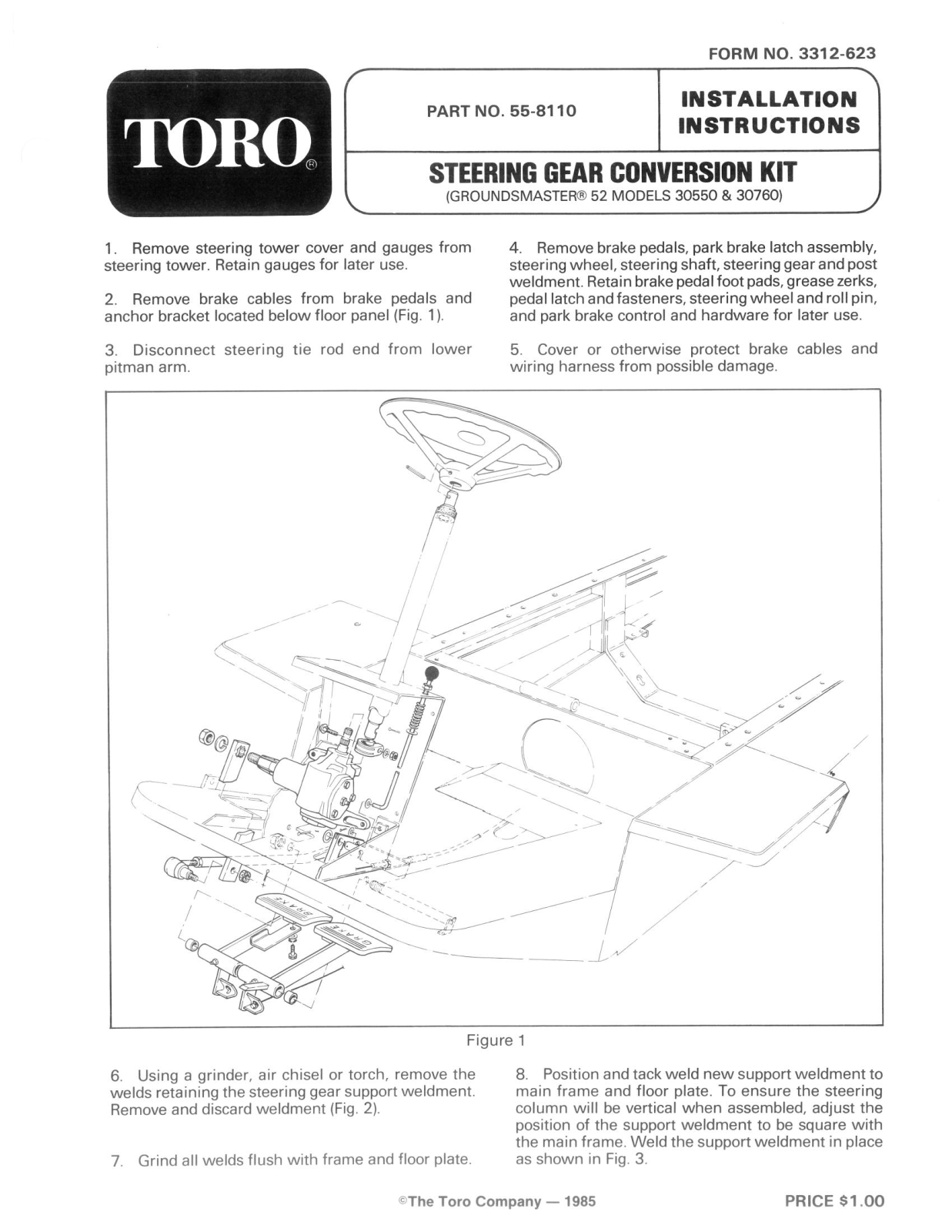 Toro 55-8110 Operator's Manual