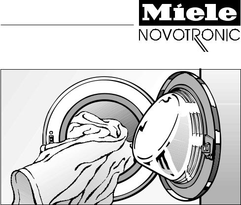 Miele Premier W 500 Operating instructions