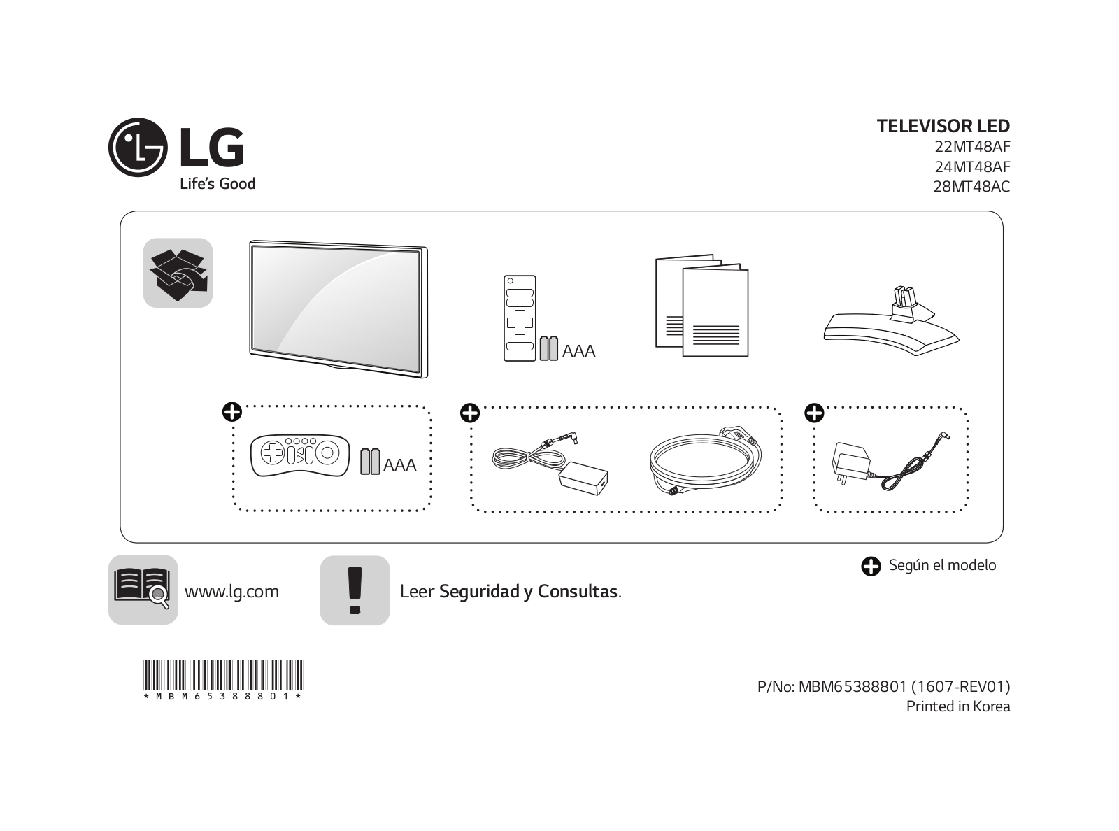 LG 28MT48AC-PM Owner's manual