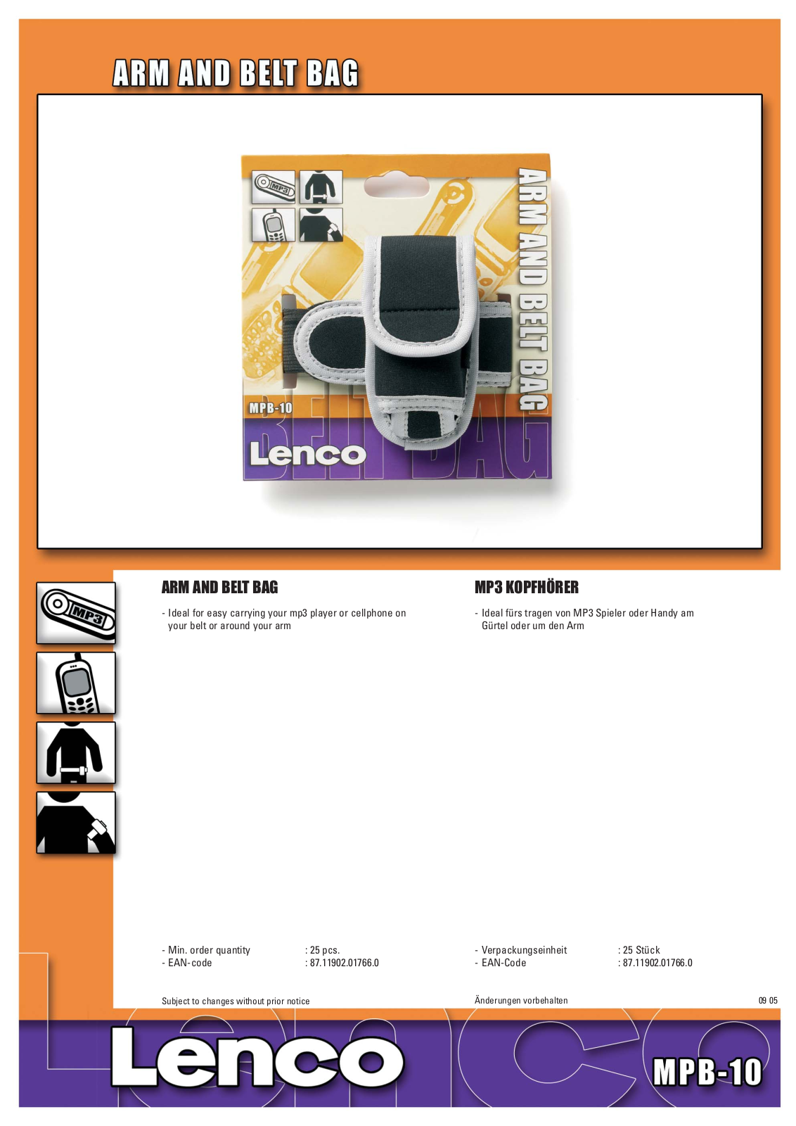 Lenco MPB-10 User Manual