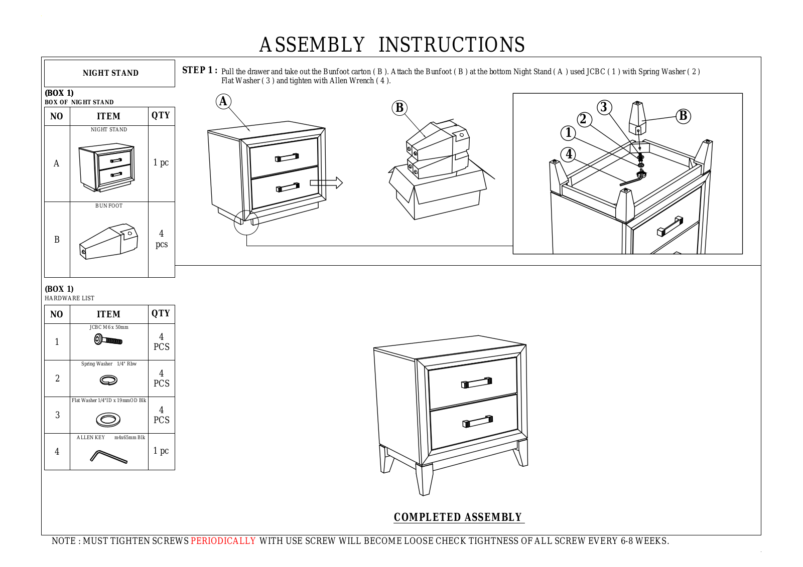 Foundstone W007987832 Installation & Assembly - ManualMachine.com