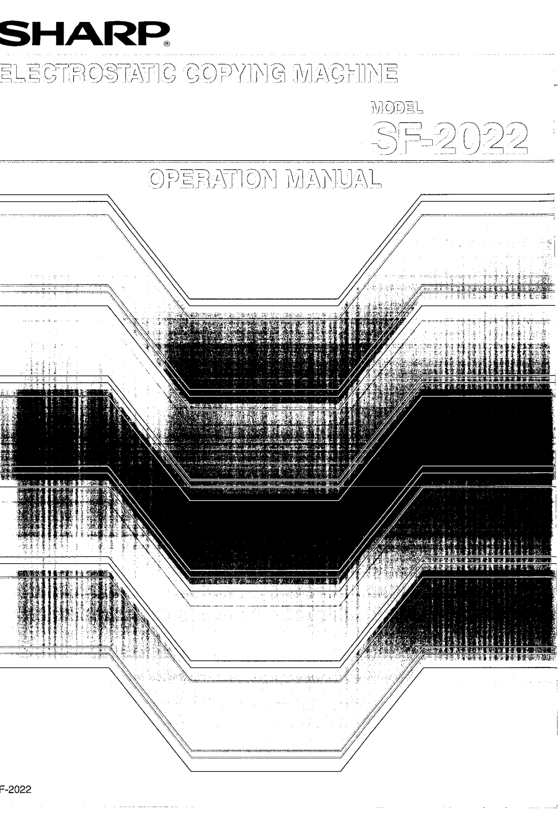 Sharp SF-2022 User Manual