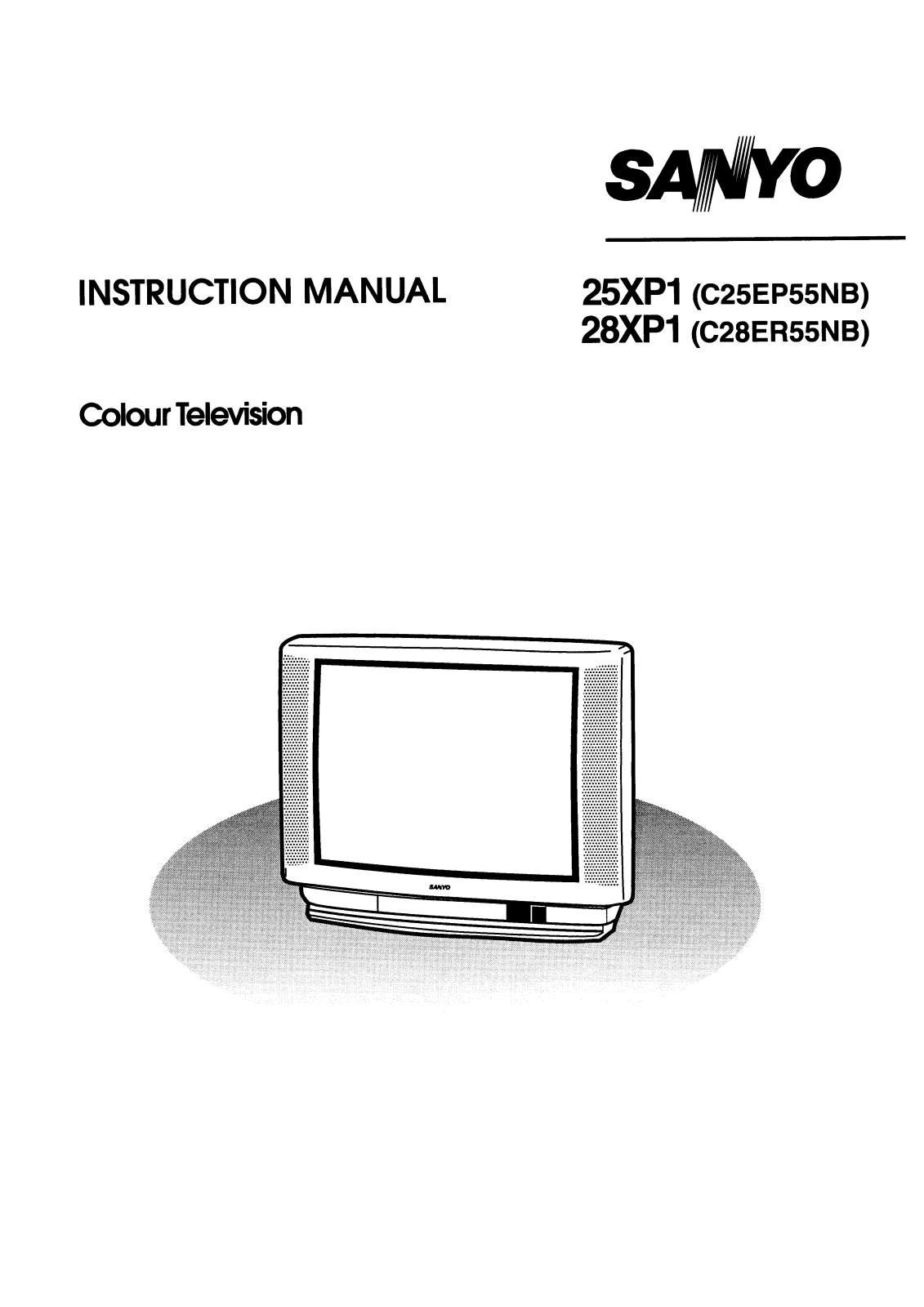 Sanyo 28XP1, 25XP1 Instruction Manual