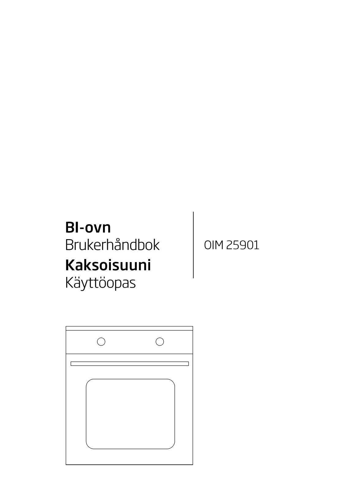 Beko OIM25901 User manual