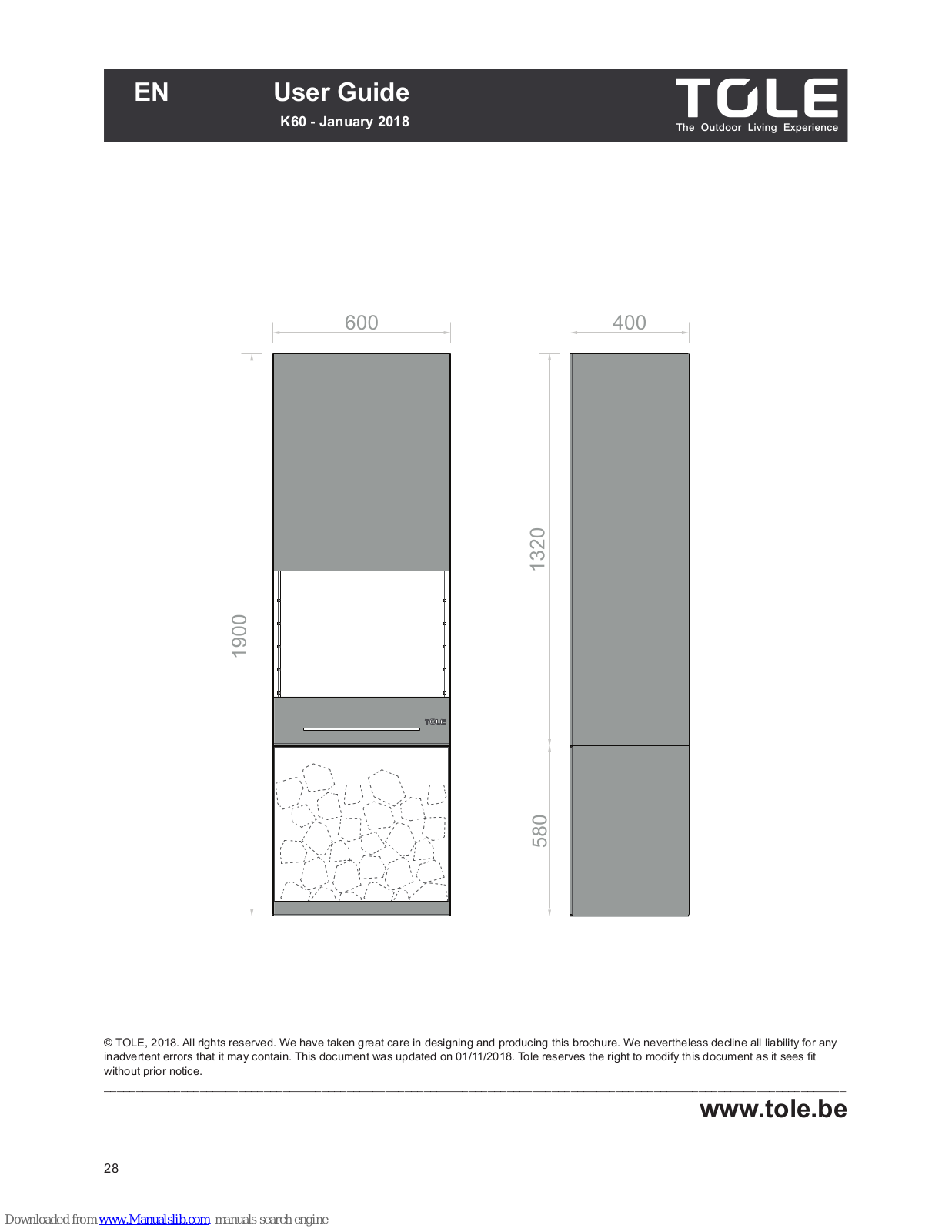 TOLE K60 User Manual