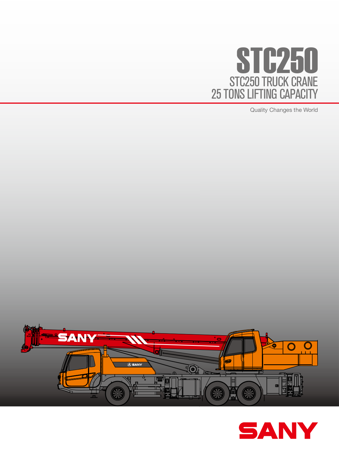 Sany stc250 Tech Manual