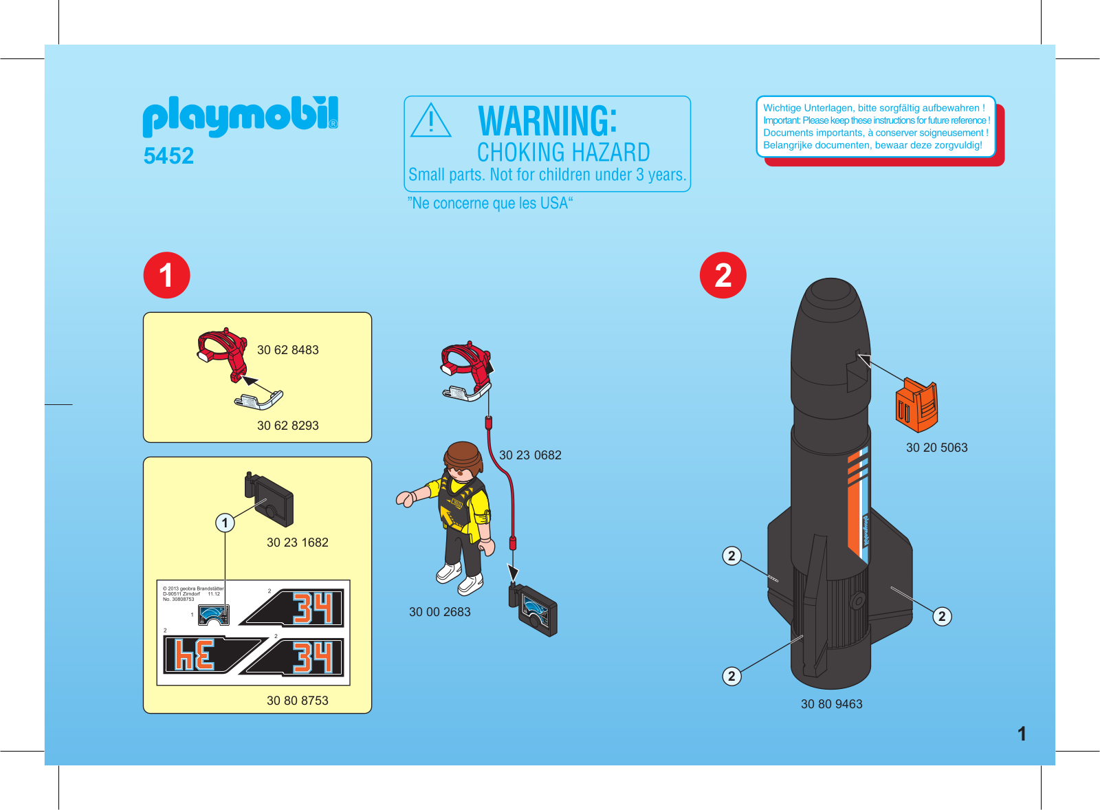 Playmobil 5452 Instructions