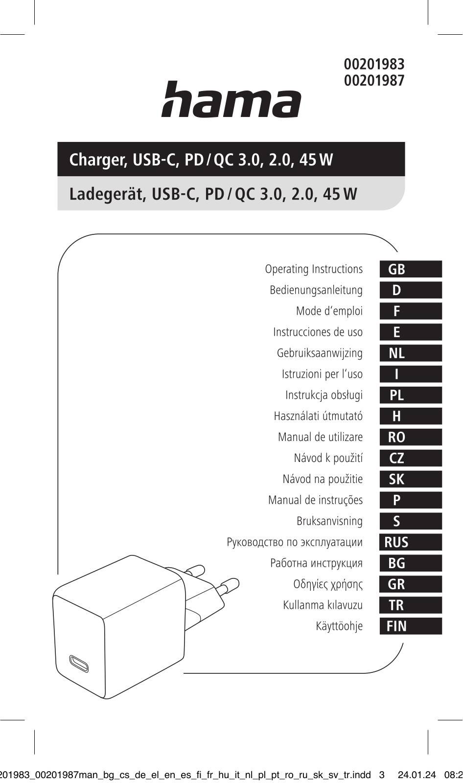 HAMA 201983, 201987 User guide - ManualMachine.com