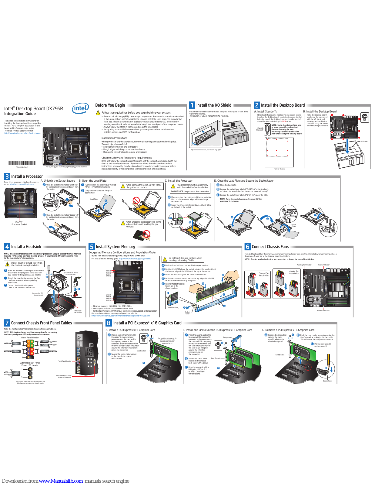 Intel DX79iSR Integration Manual