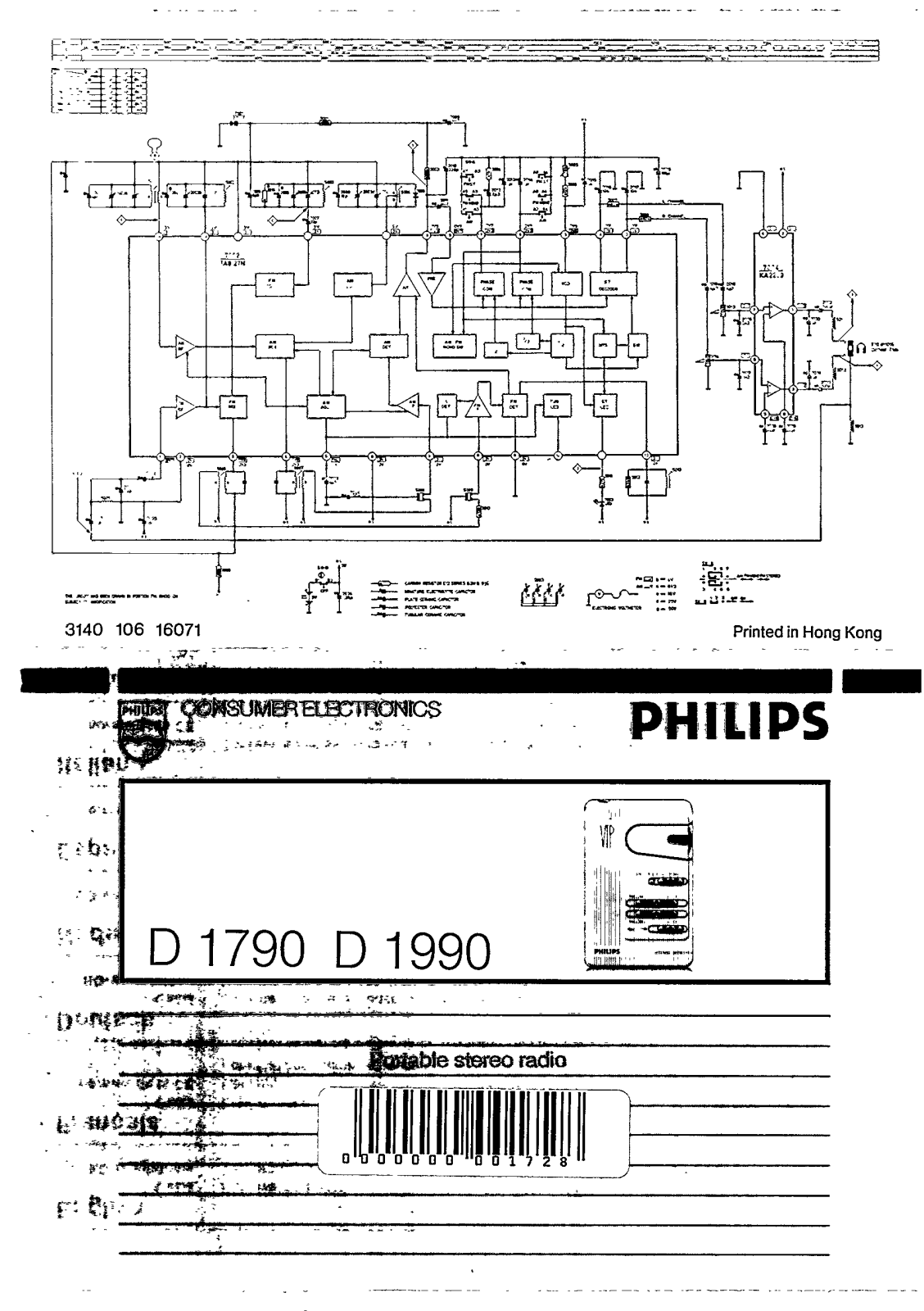 Philips D1990, D1790 User Manual