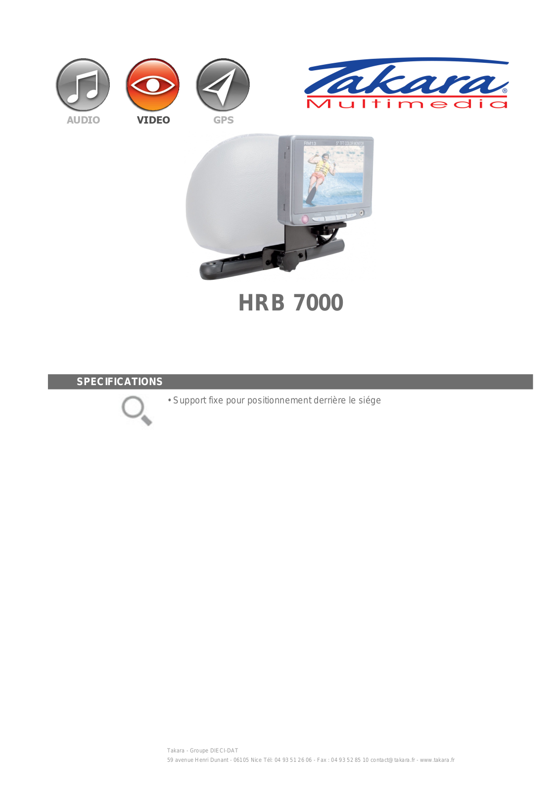 Takara HRB 7000 BROCHURE