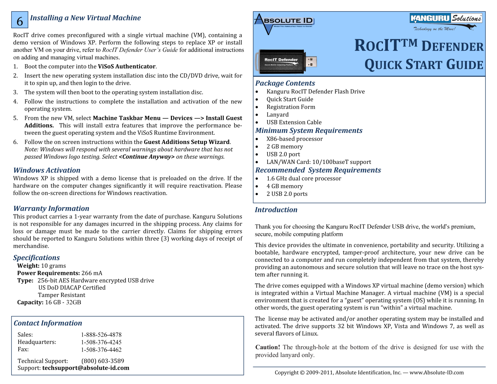 Kanguru RocIT Defender Quick Start