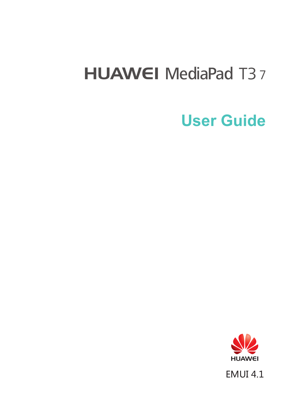 Huawei MediaPad T3 7.0 User Guide