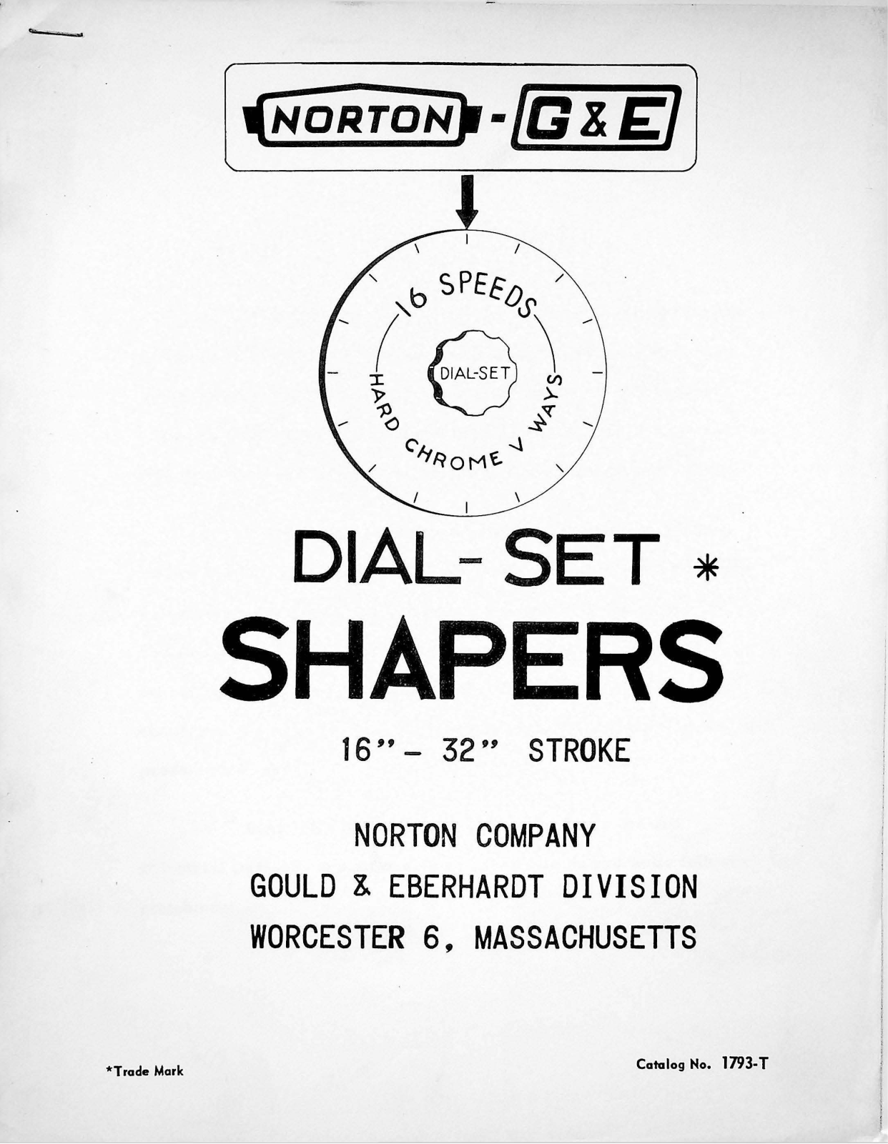 Norton Dial-Set Shapers - 16